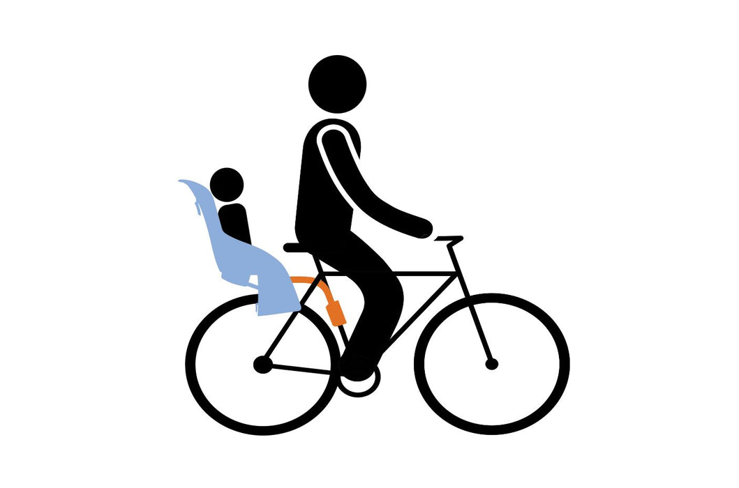 Thule RideAlong tiltable child bike seat dark grey Child bike seat