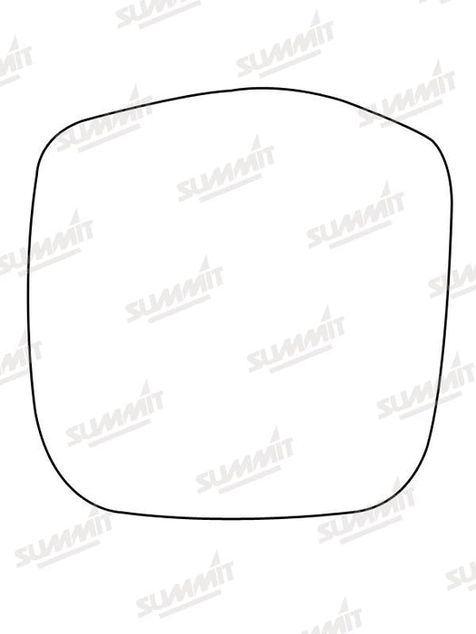 Summit Stick-On Commercial Mirror Glass fits Toyota Hi-Ace Power Van LHS Summit - Bars 4 Cars