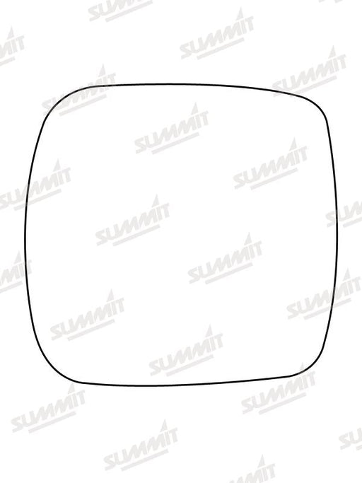 Summit Heated Base Plate With Standard Mirror Glass fits Renault Kangoo 08 on LHS RHS Summit - Bars 4 Cars