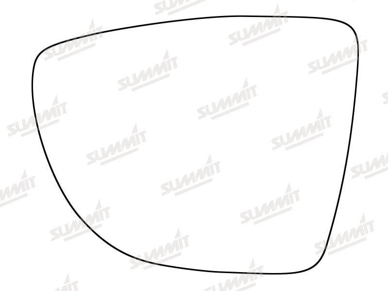 Summit Heated Base Plate With Blind Spot Mirror Renault Clio 12 On LHS Summit - Bars 4 Cars