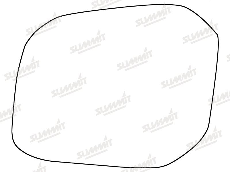 Summit Stick-On Standard Mirror Glass fits Volkswagen Caddy (MPV Only) 16 on LHS Summit - Bars 4 Cars