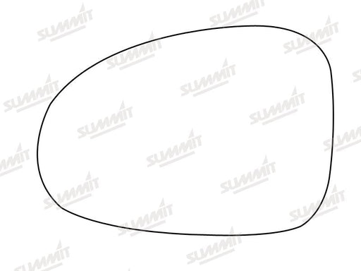Summit Stick-On Standard Mirror Glass fits Daewoo Matiz LHS Summit - Bars 4 Cars