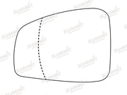 Summit Stick-On Standard Mirror Glass fits Renault Laguna 08 on LHS Summit - Bars 4 Cars