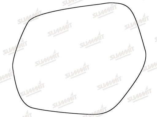Summit Stick-On Standard Mirror Glass fits Honda HR-V 14 on LHS Summit - Bars 4 Cars