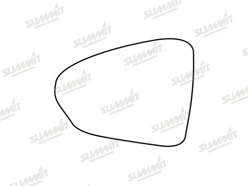 Summit Heated Base Plate With Standard Mirror Glass fits Fiat Tipo 16 on LHS Summit - Bars 4 Cars