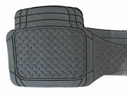 3 Piece Universal Fit Heavy Duty Black Rubber Car Non-Slip Floor Mats SUV 4x4 UKB4C - Bars 4 Cars