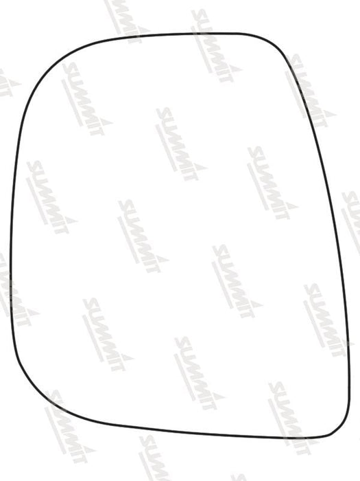 Summit Heated Base Plate With Commercial Mirror Glass fits Citroen Berlingo 13 on LHS Summit - Bars 4 Cars