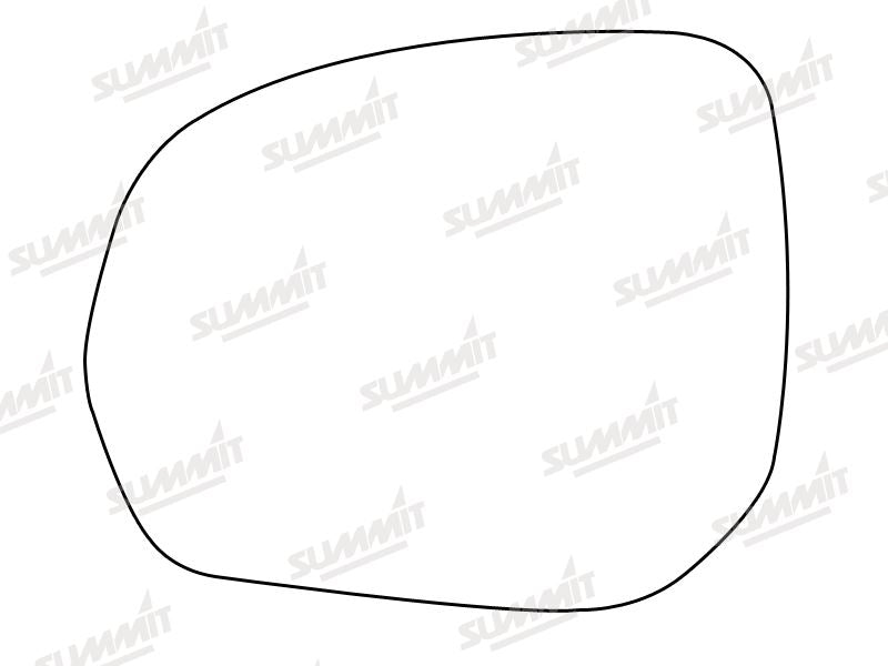 Summit Stick-On Standard Mirror Glass fits Citroen C3, C4 Picasso, Peugeot 3008, 5008 508 LHS Summit - Bars 4 Cars