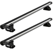 Thule SlideBar Evo Roof Bars Aluminum fits Mini Aceman 2024- 5 doors with Flush Rails Thule - Bars 4 Cars