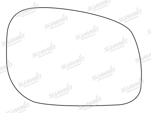 Summit Stick-On Standard Mirror Glass fits Land Rover Freelander 98 on RHS Summit - Bars 4 Cars