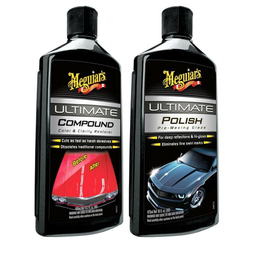 Meguiar's Ultimate Compound G17216EU & Ultimate Polish G19216EU Car Care Bundle Meguiars - Bars 4 Cars