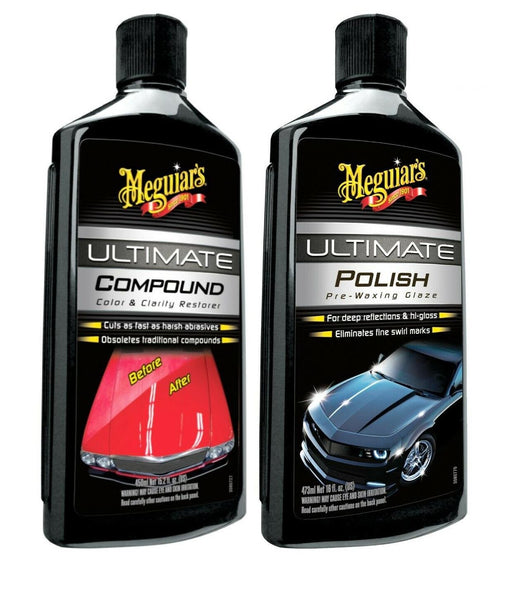 Meguiar's Ultimate Compound G17216EU & Ultimate Polish G19216EU Car Care Bundle Meguiars - Bars 4 Cars