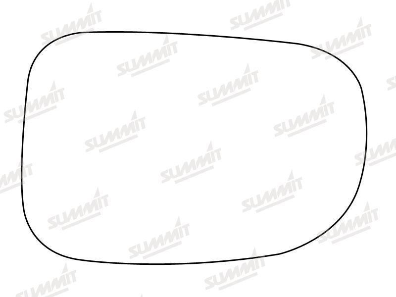 Summit Stick-On Standard Mirror Glass fits Suzuki Swift LHS Summit - Bars 4 Cars