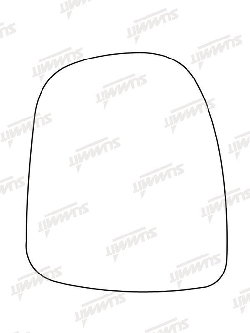 Summit Heated Base Plate With Commercial Mirror Glass fits Vauxhall Vivaro RHS Summit - Bars 4 Cars