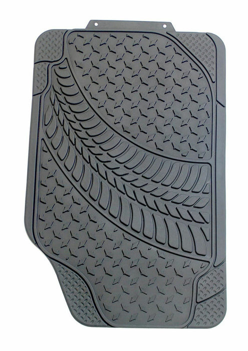 Heavy Duty Rubber Tyre Tred Car Floor Mats Set Non Slip Washable Universal Fit UKB4C - Bars 4 Cars
