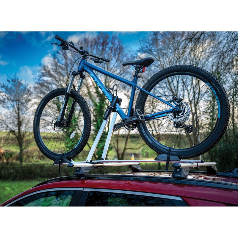 Maypole Testtrack Maypole Aluminium Roof Top Bike Cycle Carrier Locking T Track — Bars 4 Cars