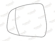 Summit Stick-On Standard Mirror Glass fits Ford Mondeo 4 LHS Summit - Bars 4 Cars