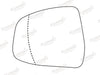 Summit Stick-On Standard Mirror Glass fits Ford Mondeo 4 LHS Summit - Bars 4 Cars