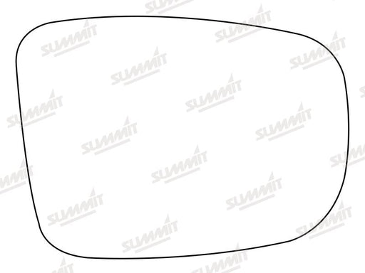 Summit Non-Heated Base Plate With Standard Mirror Glass fits Hyundai i10 07 on i20 09 on RHS Summit - Bars 4 Cars