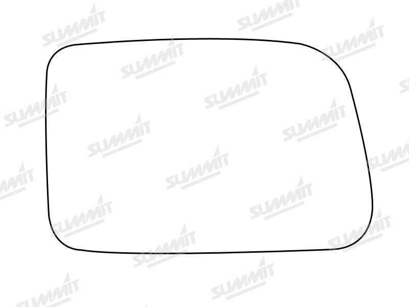 Summit Stick-On Standard Mirror Glass fits Renault 5 RHS Summit - Bars 4 Cars