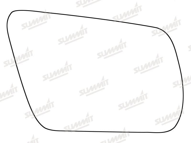Summit Stick-On Standard Mirror Glass fits Audi A6 Allroad RHS Summit - Bars 4 Cars