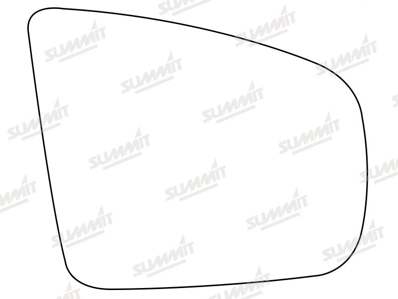 Summit Stick-On Aspheric Mirror Glass fits BMW X5 X6 RHS Summit - Bars 4 Cars