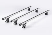 Summit Commercial 3 x Aluminium Fixed Point Roof Bars Rack 1.3m SULC-002 Summit - Bars 4 Cars