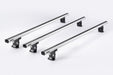 Summit Commercial 3 x Aluminium Fixed Point Roof Bars Rack 1.3m SULC-002 Summit - Bars 4 Cars
