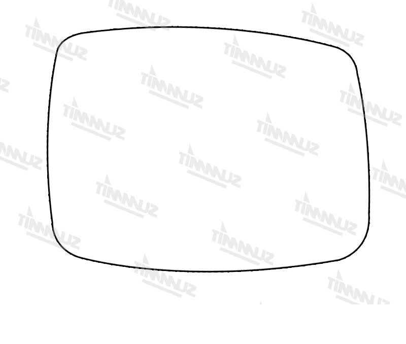 Summit Stick-On Aspheric Mirror Glass fits Nissan X-Trail 01 on RHS Summit - Bars 4 Cars