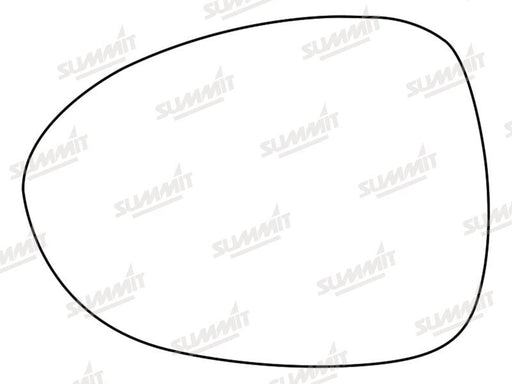 Summit Stick-On Standard Mirror Glass fits Mazda MX-5 10 to 16 LHS Summit - Bars 4 Cars