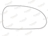 Summit Stick-On Standard Mirror Glass fits Hyundai Coupe RHS Summit - Bars 4 Cars