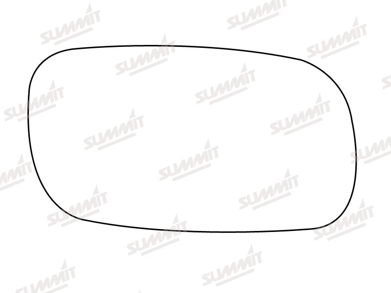 Summit Stick-On Aspheric Mirror Glass fits Vauxhall Astra 97 on RHS Summit - Bars 4 Cars