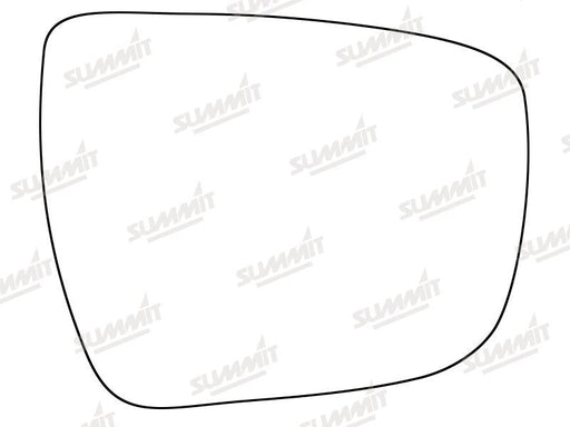 Summit Stick-On Standard Mirror Glass fits Nissan Qashqai 14 on RHS Summit - Bars 4 Cars