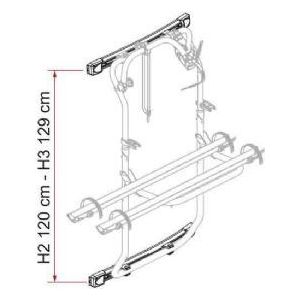 Fiamma Kit Bars Dj Transit >14 For Cb Dj 08754-04- Fiamma - Bars 4 Cars