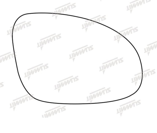 Summit Stick-On Aspheric Mirror Glass fits VW Golf Passat 05 on RHS Summit - Bars 4 Cars