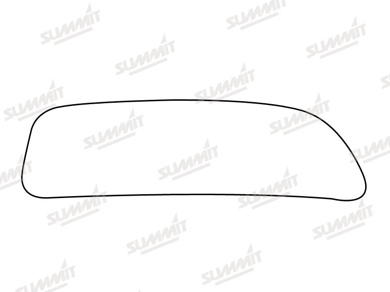 Summit Stick-On Commercial Lower Blind-Spot Mirror Glass fits Fiat Dobl?? LHS Summit - Bars 4 Cars