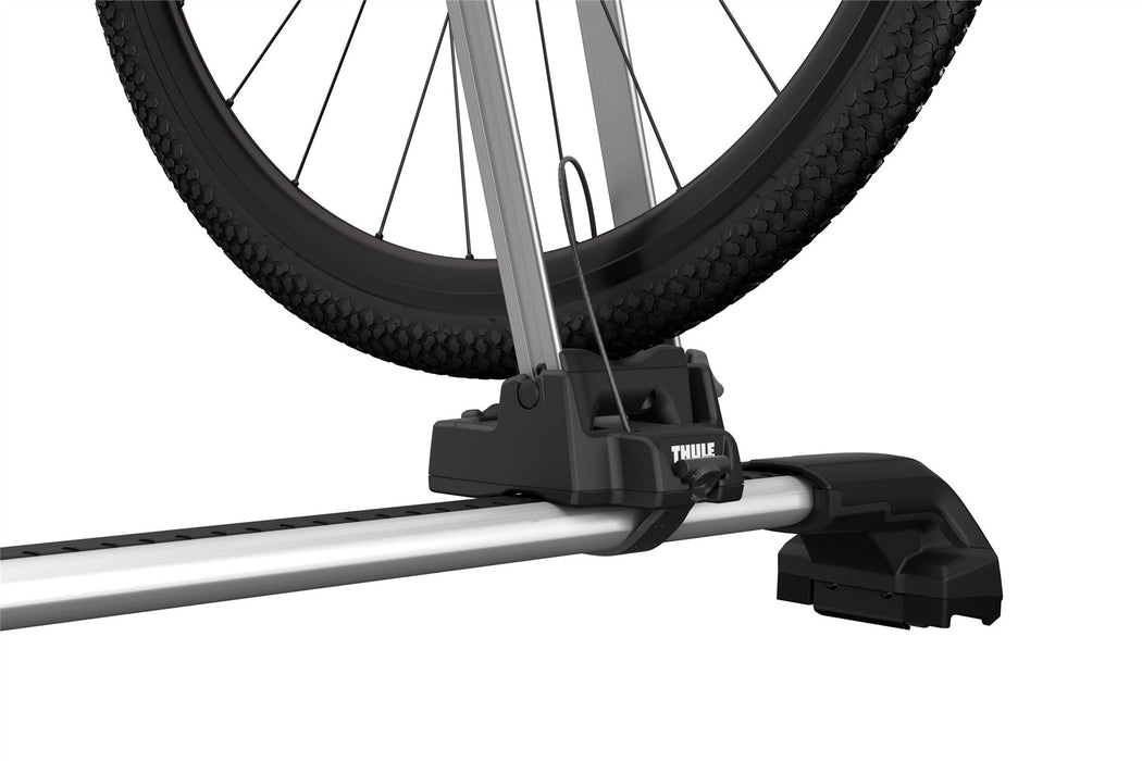 Thule Front Wheel Holder front wheel holder roof bike rack aluminium Roof Bike Rack Thule - Bars 4 Cars