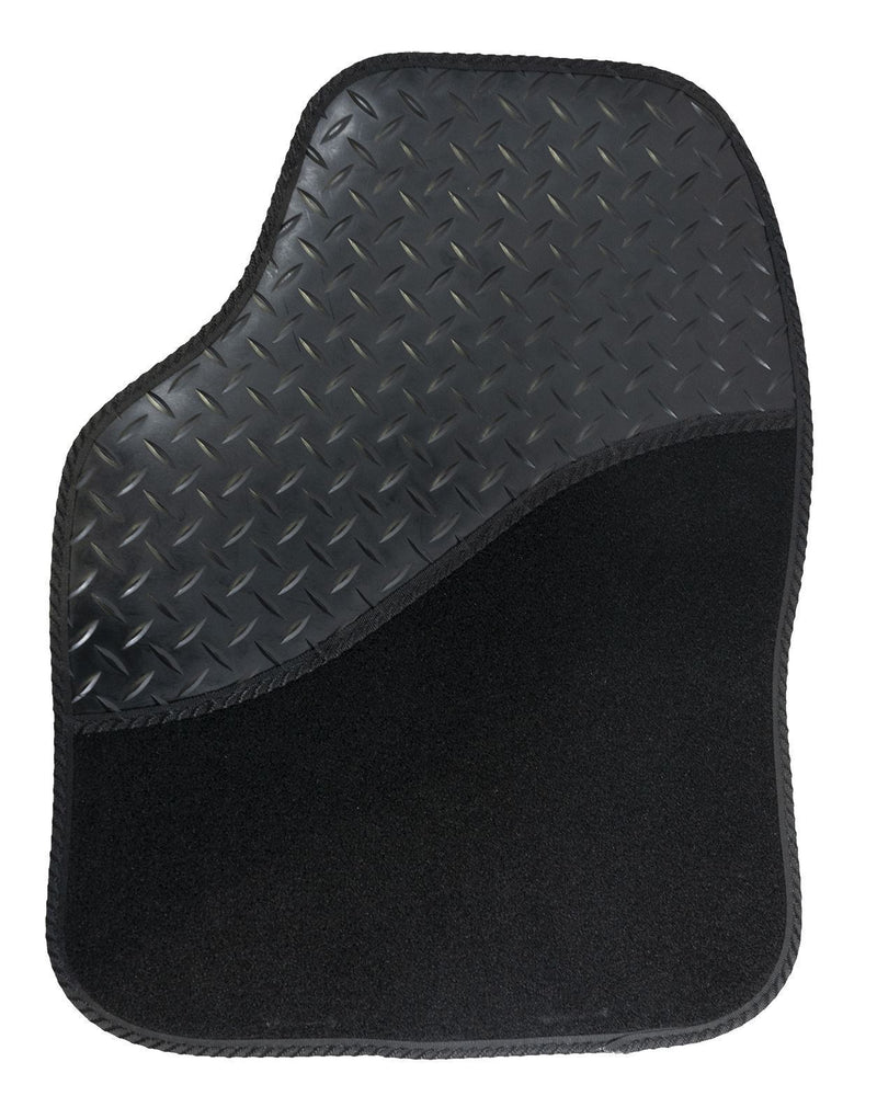 Universal Car Carpet Floor Mats Set with Rubber Pad UKB4C - Bars 4 Cars