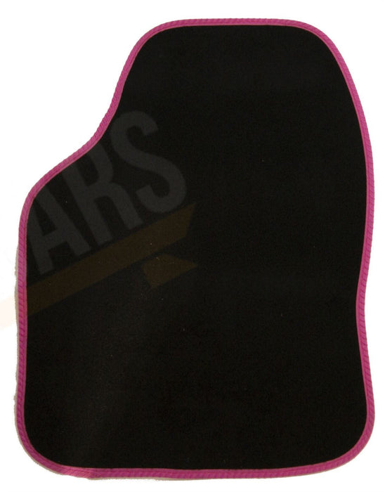 Sakura VR Cerise Embroidered Edging Car Mat Set (Front & Rear) Universal Sakura - Bars 4 Cars
