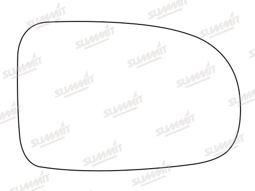 Summit Stick-On Standard Mirror Glass fits Vauxhall Corsa RHS Summit - Bars 4 Cars