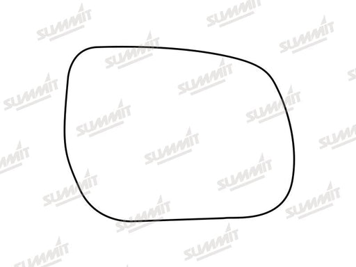 Summit Stick-On Standard Mirror Glass fits Daihatsu Terios 06 to 15 RHS Summit - Bars 4 Cars