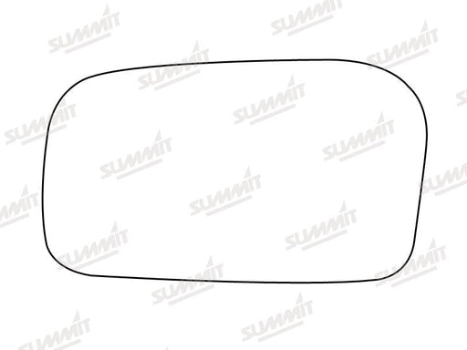 Summit Stick-On Standard Mirror Glass fits Nissan Sunny LHS Summit - Bars 4 Cars