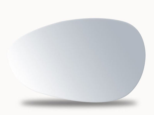 Summit Stick-On Standard Mirror Glass fits Fiat 500 Punto 05 on LHS Summit - Bars 4 Cars