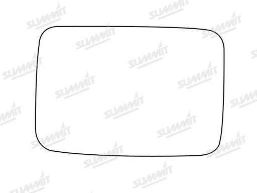 Summit Stick-On Standard Mirror Glass fits VW Golf Mk2 RHS Summit - Bars 4 Cars