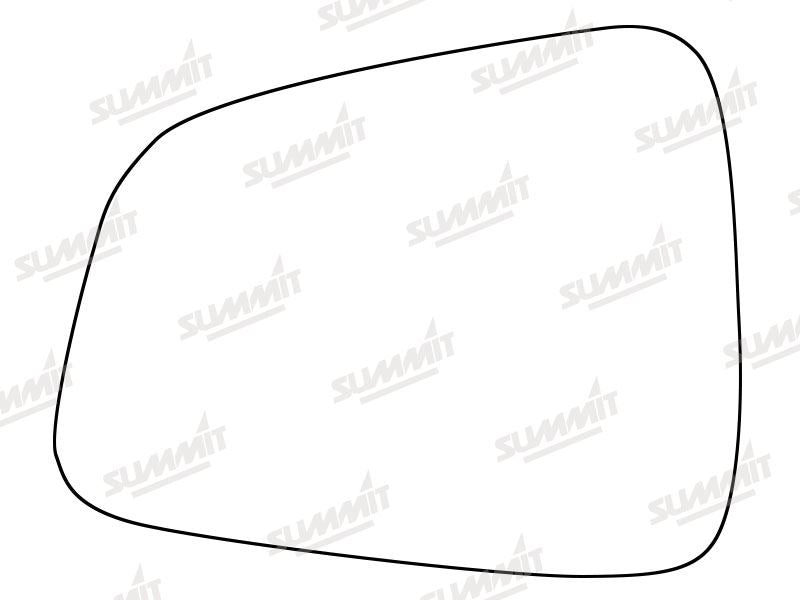 Summit Stick-On Standard Mirror Glass fits Vauxhall Mokka 12 on LHS Summit - Bars 4 Cars