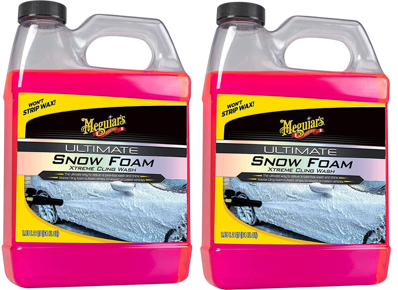 2x Meguiar's G191564EU Ultimate Snow Foam Xtreme Cling 1.89L Meguiar's - Bars 4 Cars