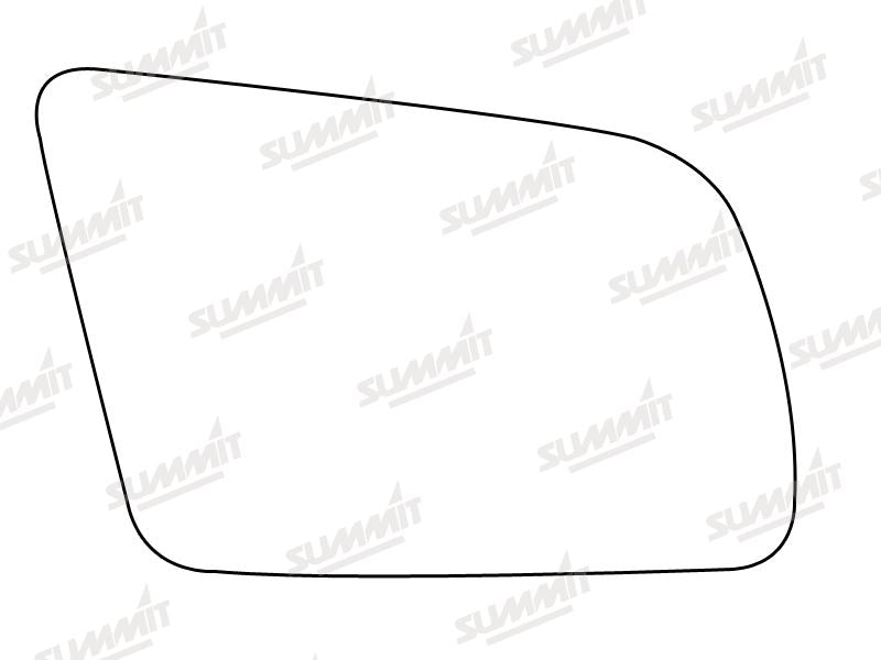 Summit Stick-On Anti Dazzle Mirror Glass fits Vauxhall Cavalier RHS Summit - Bars 4 Cars
