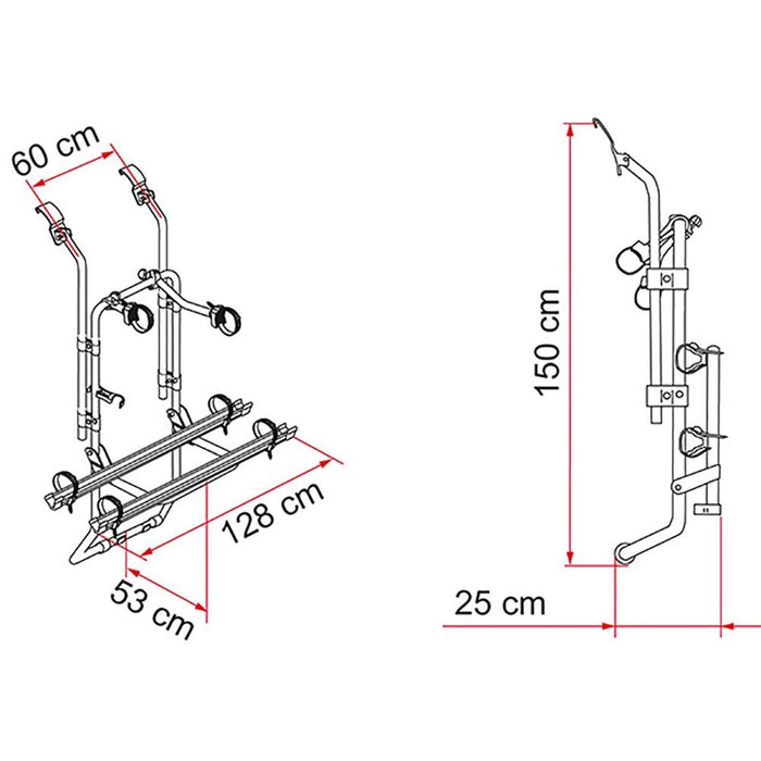 Fiamma Carry-Bike Ford Transit (02093A60A) Fiamma - Bars 4 Cars