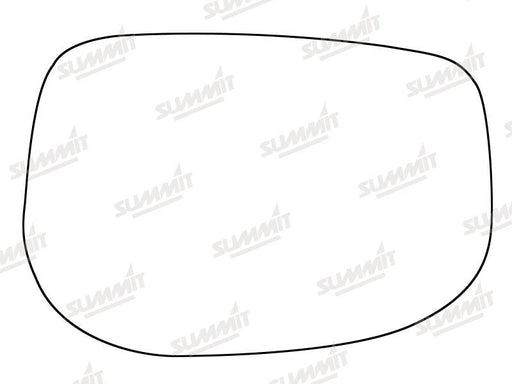 Summit Stick-On Standard Mirror Glass fits Honda Jazz 09 on RHS Summit - Bars 4 Cars
