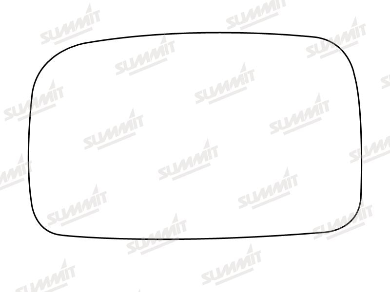 Summit Non-Heated Base Plate With Standard Mirror Glass fits VW Polo LHS Summit - Bars 4 Cars